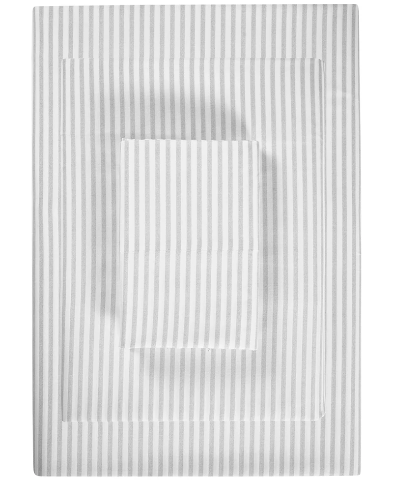 Sunham Microfiber Easy Care Printed -Pc. Sheet Set