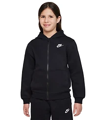 Nike Kids 7-20 Sportswear Club Fleece Full-Zip Hoodie