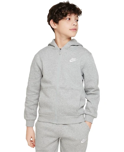 Nike Kids 7-20 Sportswear Club Fleece Full-Zip Hoodie