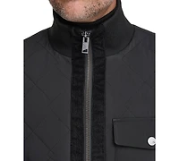 Marc New York Men's Amberg Chain Link Mini Quilt Jacket