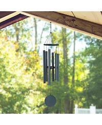 34" Long Black Traditional Tuned Wind Chime