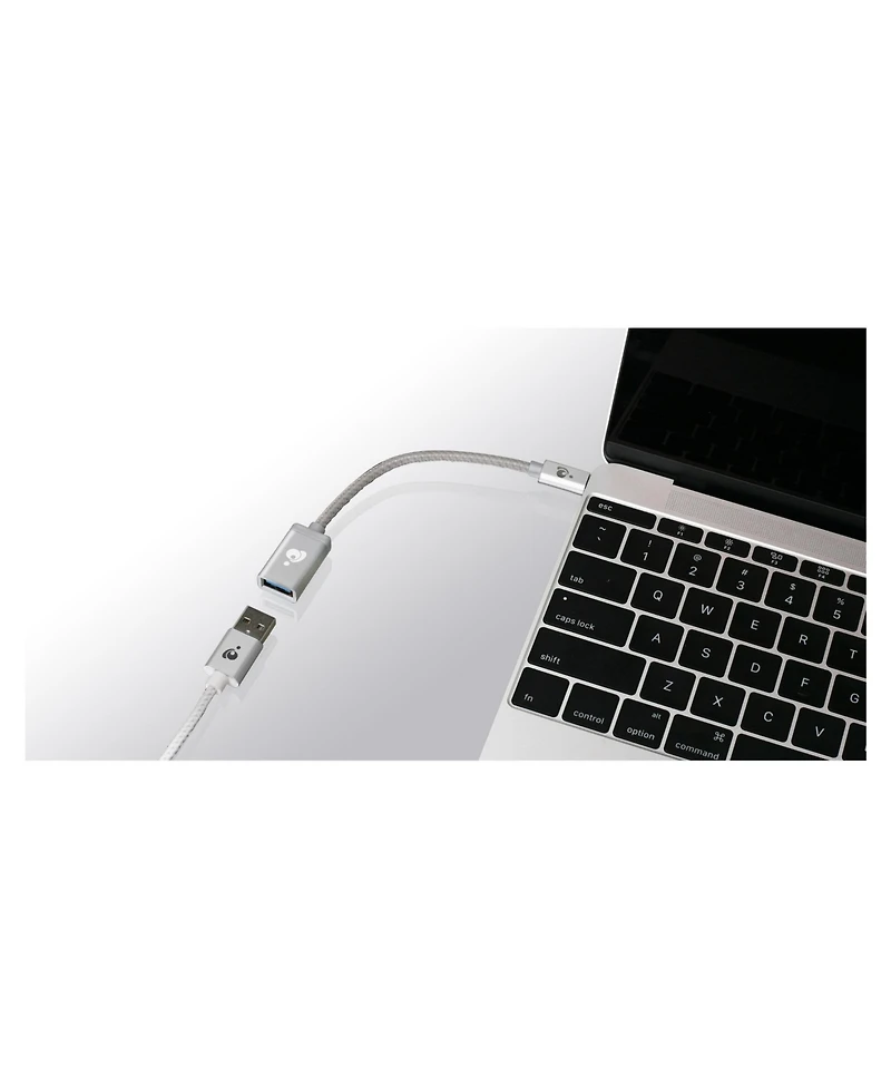 Iogear Charge & Sync Usb-c to Usb Type-a Adapter - Silver