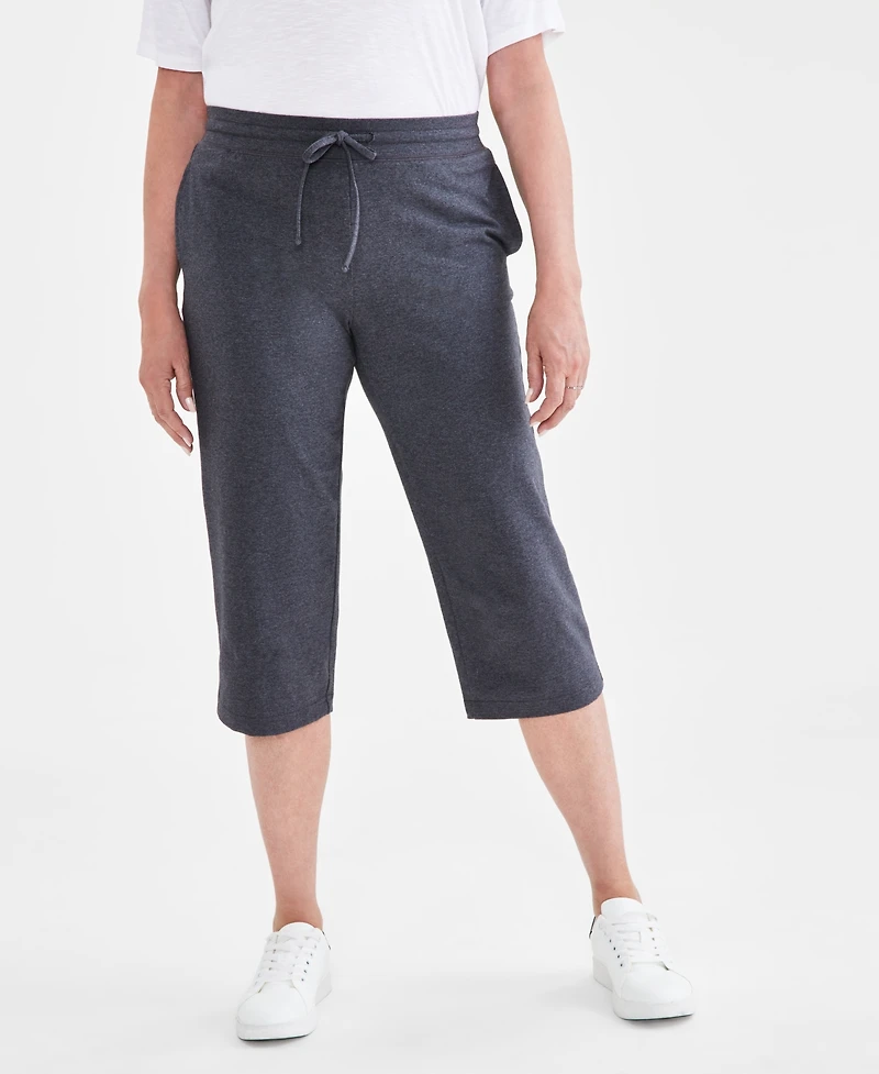 Style & Co Women's Mid Rise Capri Sweatpants, Created for Macy's