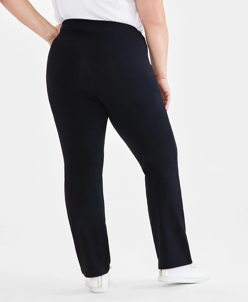 Style & Co Plus High-Rise Bootcut Leggings, Created for Macy's