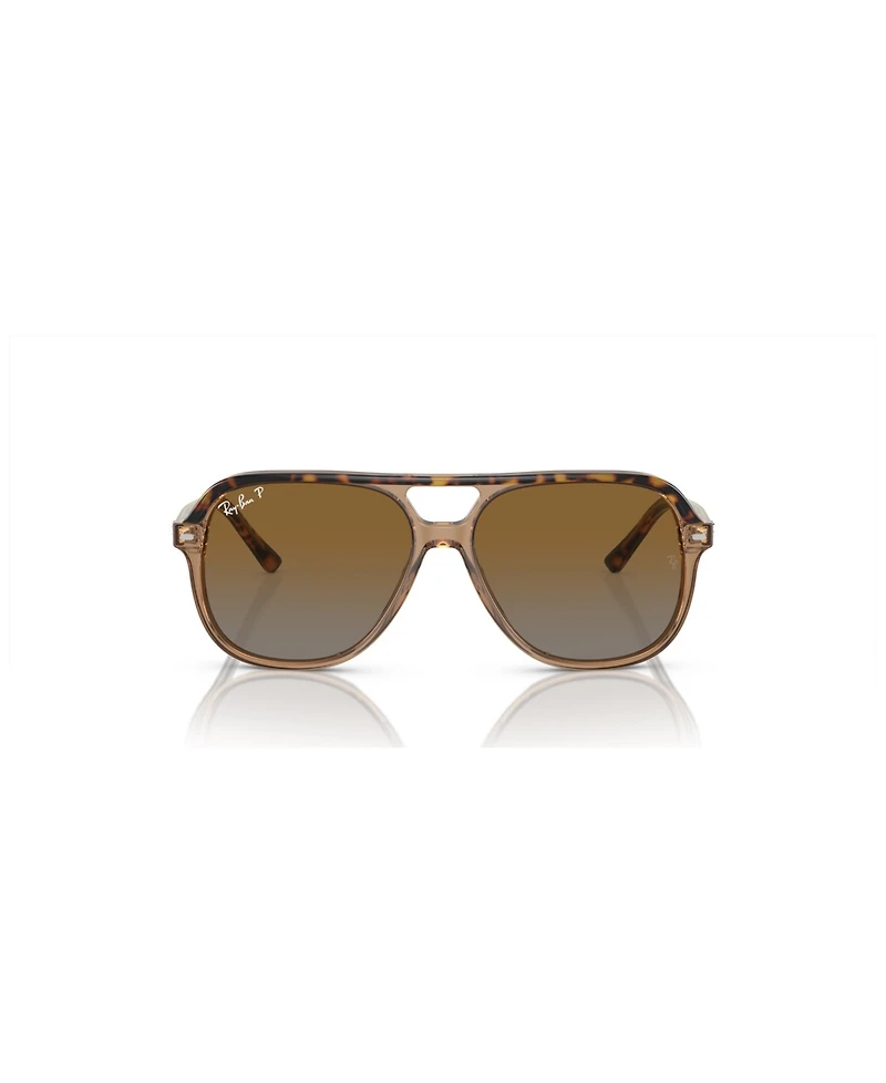 Ray-Ban Jr Bill Kids Polarized Sunglasses, Gradient RB9096S (ages 7-10)