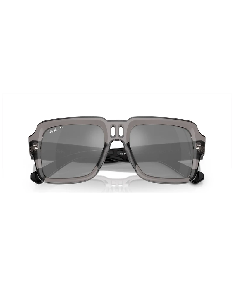 Ray-Ban Unisex Magellan Polarized Sunglasses, Mirror Gradient RB4408