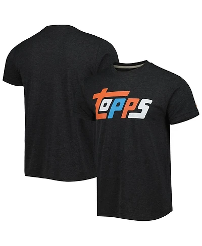 Men's and Women's Homage Charcoal Topps 1981 Tri-Blend T-shirt
