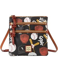 Women's Dooney & Bourke Chicago White Sox Game Day Triple Zip Crossbody Purse