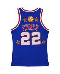 Men's Rings & Crwns Curly Neal Royal Harlem Globetrotters Throwback Swingman Jersey