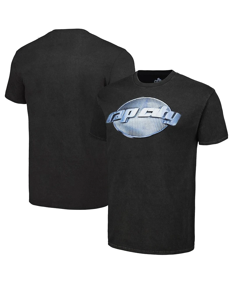 Men's Black 50th Anniversary of Hip Hop Bet Washed Graphic T-shirt