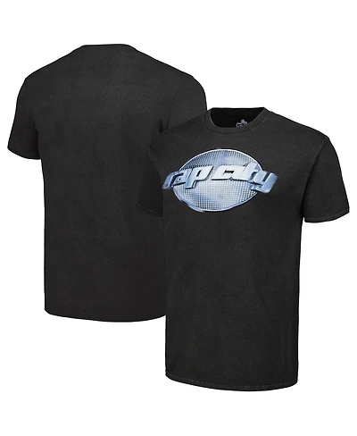 Men's Black 50th Anniversary of Hip Hop Bet Washed Graphic T-shirt