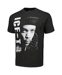Men's Black 50th Anniversary of Hip Hop Ice-t Washed Graphic T-shirt