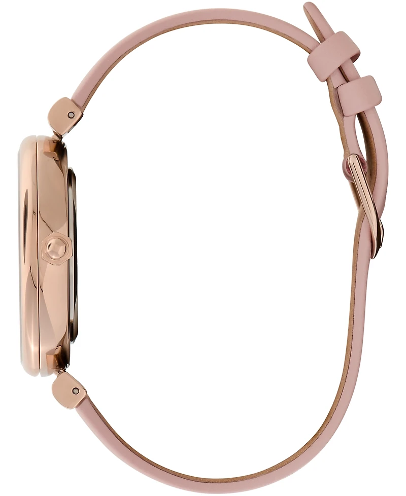 Olivia Burton Women's Dogwood Blush Leather Watch 36mm