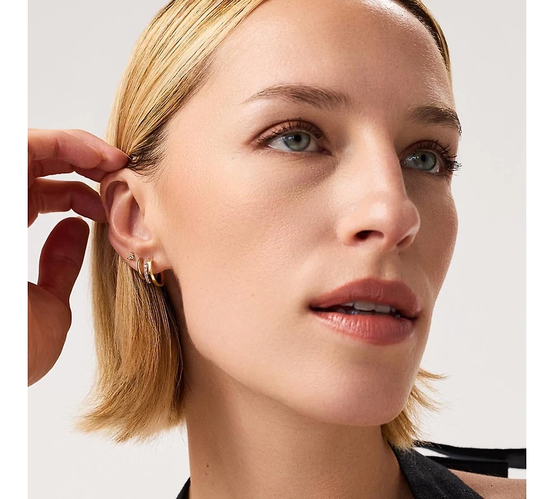 Ana Luisa - Sterling Silver - Mini Huggie Hoops