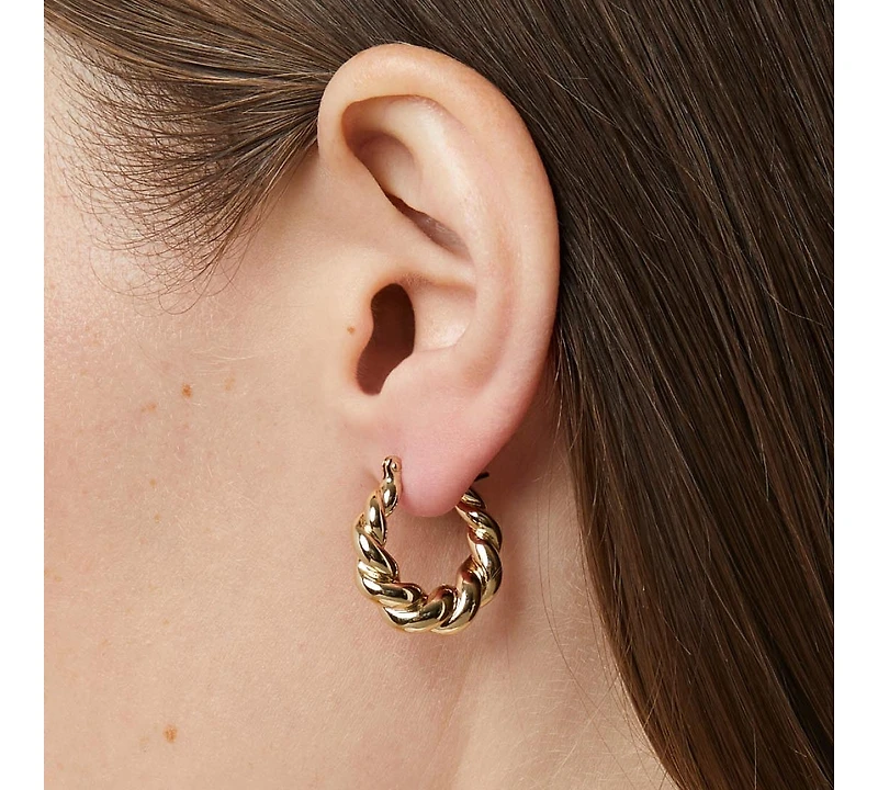 Ana Luisa Twisted Hoop Earrings - Paris
