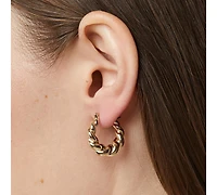 Ana Luisa Twisted Hoop Earrings - Paris