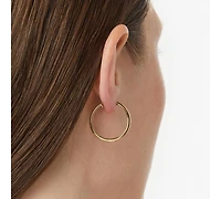 Ana Luisa Medium Slim Endless Hoops - Lo Medium
