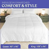 FluffCo Down Blended Comforter - King