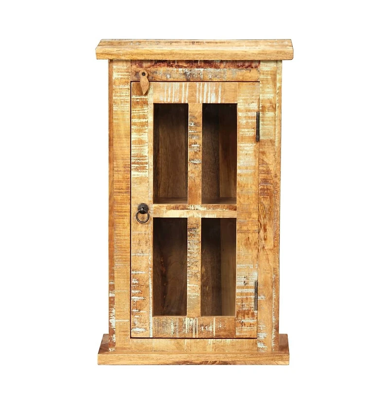 Wall Cabinet Solid Reclaimed Wood 17.3"x8.3"x28.3"