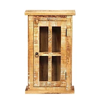 Wall Cabinet Solid Reclaimed Wood 17.3"x8.3"x28.3"