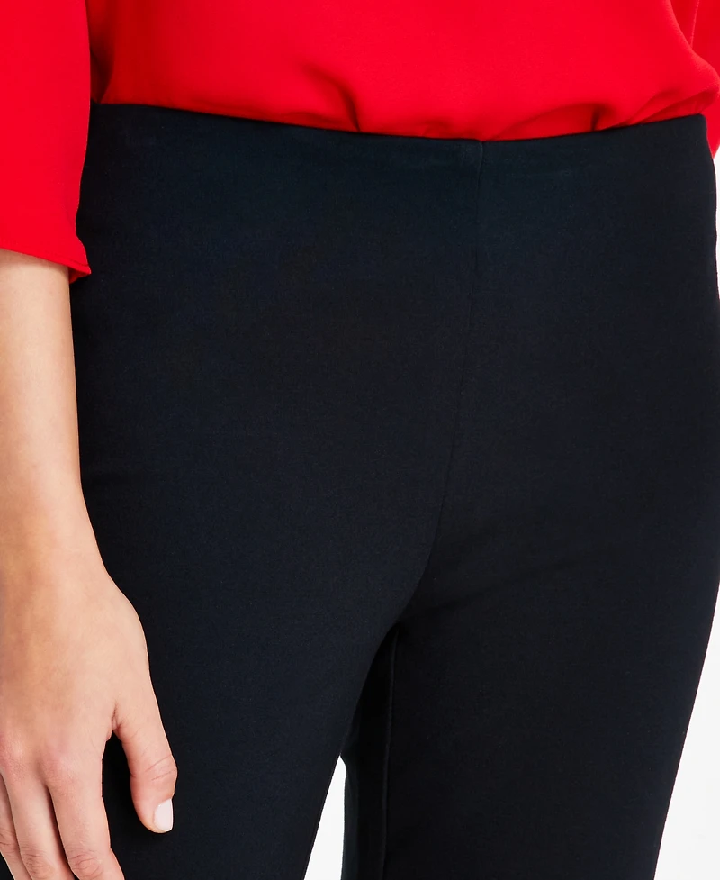 Jm Collection Women's Ponte-Knit Pull-On Ankle Pants, Exclusively at Macy's