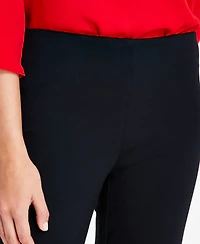 Jm Collection Women's Ponte-Knit Pull-On Ankle Pants, Exclusively at Macy's