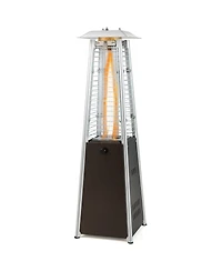 35'' Portable Tabletop Pyramid Patio Heater Steel Propane gas 10000 Btu