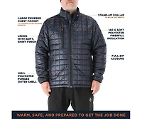RefrigiWear Big & Tall EnduraQuilt Wayfinder Jacket - Durable Insulated Workwear Coat