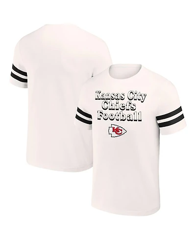 Men's Nfl x Darius Rucker Collection by Fanatics Cream Kansas City Chiefs Vintage-Like T-shirt