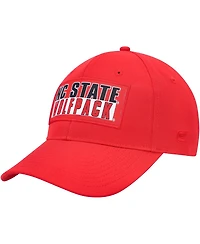 Men's Colosseum Red Nc State Wolfpack Positraction Snapback Hat