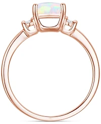 Amethyst (1-1/3 ct. t.w.) & Lab-Grown White Sapphire (1/10 ct. t.w.) in 14k Gold-Plated Sterling Silver (Also in Additional Gemstones)