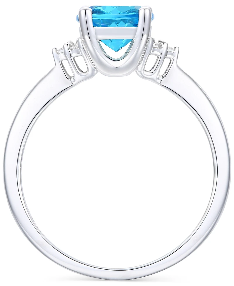 Amethyst (1-1/6 ct. t.w.) & Lab-Grown White Sapphire (1/20 Ring 14k Gold-Plated Sterling Silver (Also Additional Gemstones)