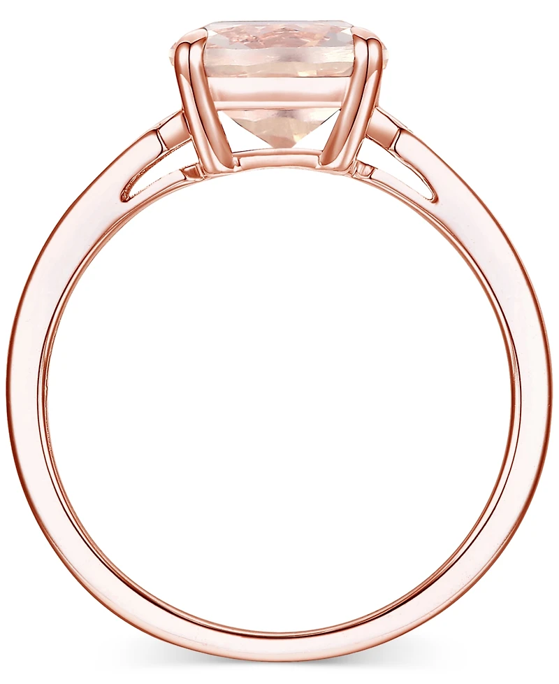 Amethyst (1-7/8 ct. t.w.) & Lab-Grown White Sapphire (1/10 Cushion Ring 14k Gold-Plated Sterling Silver (Also Additional Gemstones)