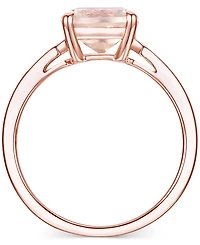 Amethyst (1-7/8 ct. t.w.) & Lab-Grown White Sapphire (1/10 Cushion Ring 14k Gold-Plated Sterling Silver (Also Additional Gemstones)