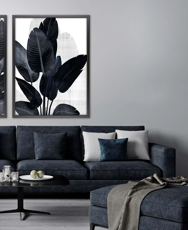 Palm Noir Ii Framed Art