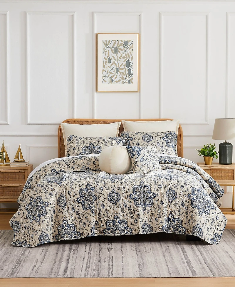 Southshore Fine Linens Persia 7 Piece Quilt Set, King/California King