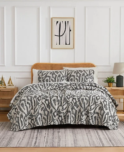 Southshore Fine Linens Khari Oversized 3 Piece Quilt Set, Full/Queen