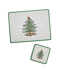 Spode Polka Dot Placemat & Coaster Set