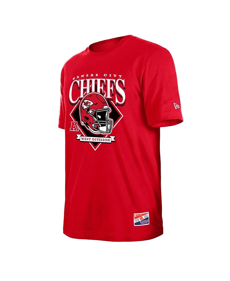 Men's New Era Red Kansas City Chiefs Team Logo T-shirt
