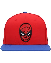 Men's Marvel Red, Royal Spider-Man Snapback Hat