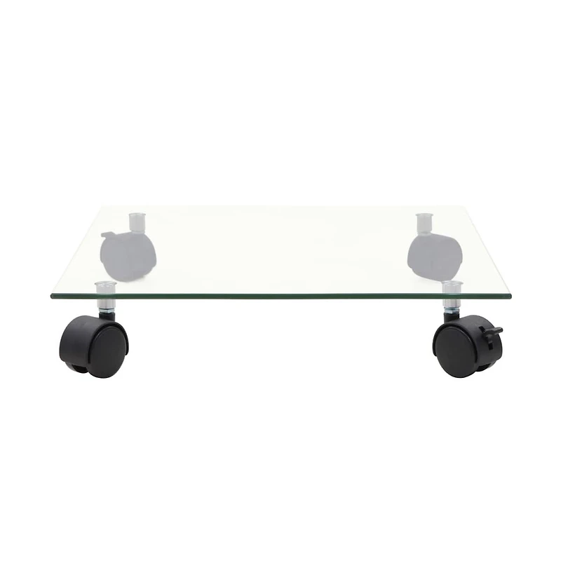 Plant Rollers 2 pcs Tempered Glass 13.8" x 13.8" Square