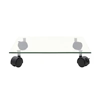 Plant Rollers 2 pcs Tempered Glass 13.8" x 13.8" Square