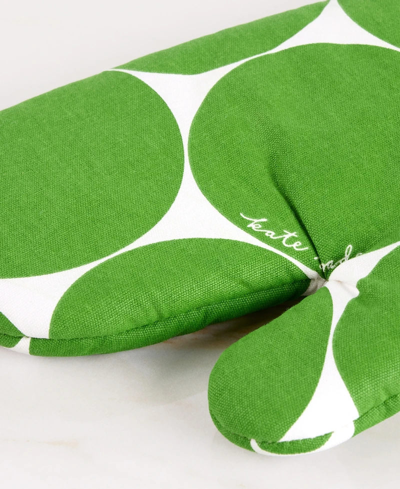 kate spade new york Joy Dot Oven Mitt Pot Grabber 2-Pack Set, 7" x 13", 8" Round