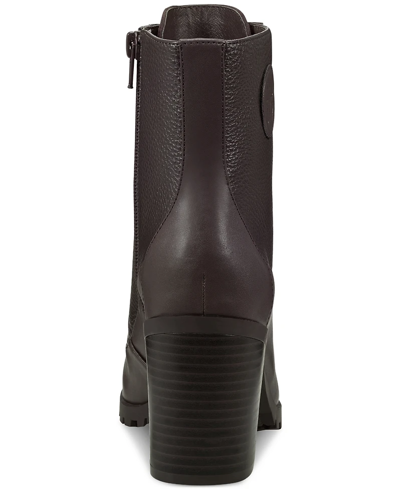 Giani Bernini Women's Keegann Memory Foam Lace Up Lug Sole Booties, Created for Macy's