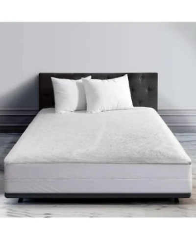 Guardmax Waterproof Zippered Cotton White Terry Mattress Encasement