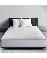 Guardmax Waterproof Zippered Cotton White Terry Mattress Encasement