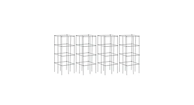 4 Pack Garden Trellis for Climbing Plants for Flower Vegetable