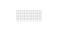 4 Pack Garden Trellis for Climbing Plants for Flower Vegetable