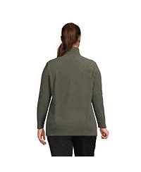 Lands' End Plus Anyweather Fleece Full Zip Jacket