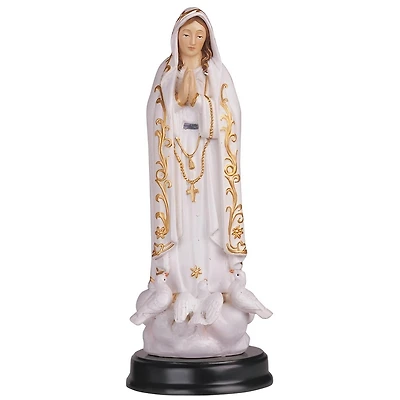 Fc Design 5"H Our Lady of Fatima Statue Our Lady of The Holy Rosary of Fatima Holy Figurine Religious Decoration Home Decor Perfect Gift for House War